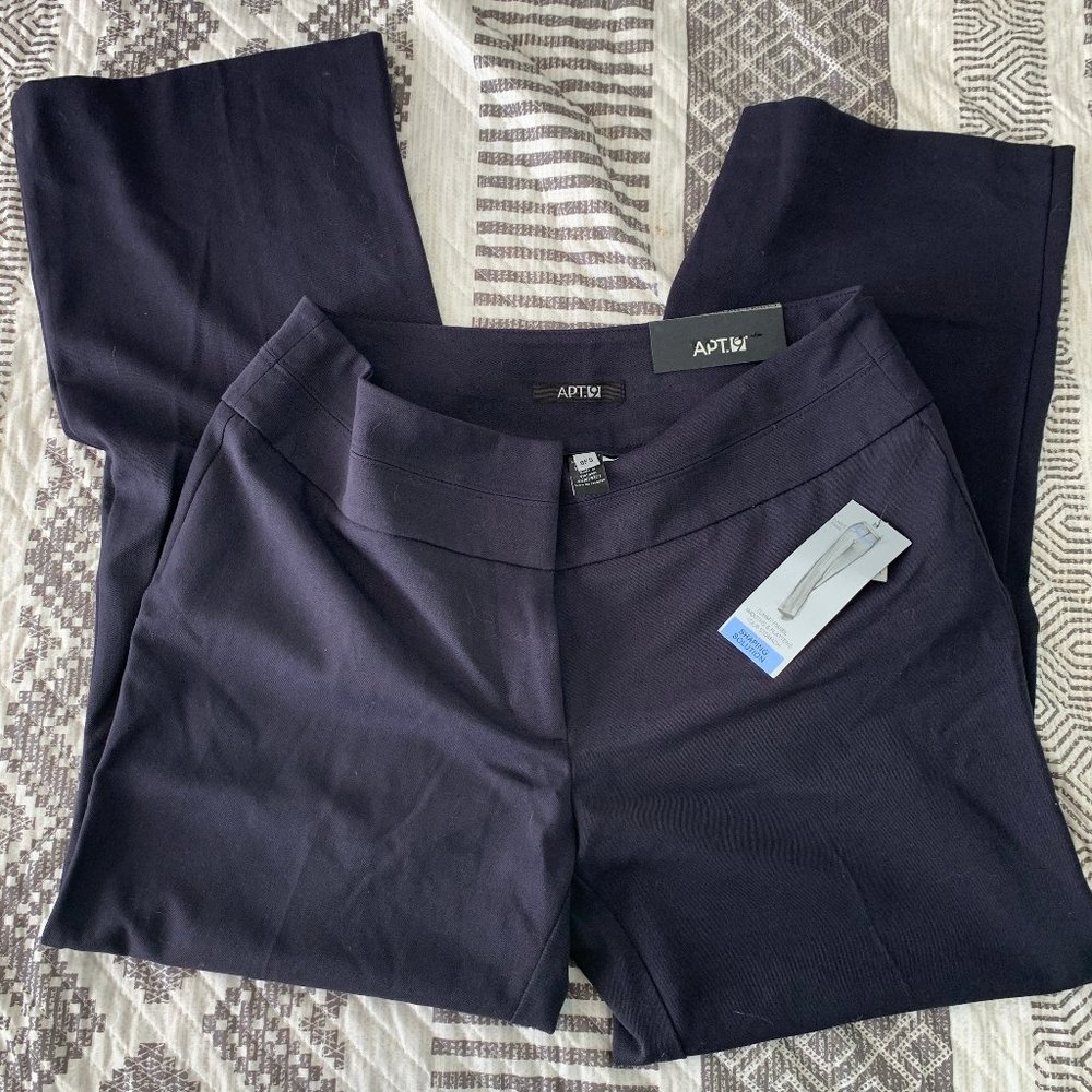 NWT Apt. 9 Women's navy dress pants